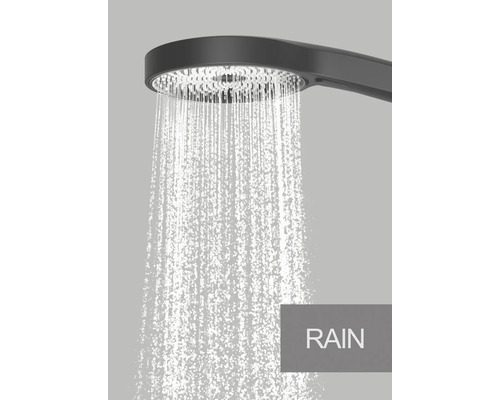 Dešťová sprcha s proudem vody