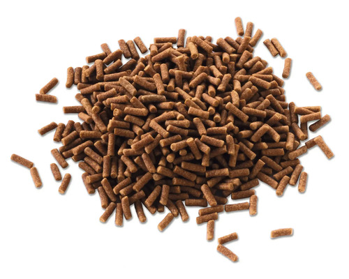 Hromada granulí pro ryby