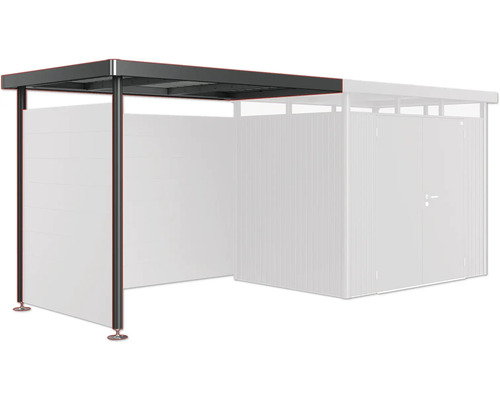 Krytý přístřešek pro kola s bočními stěnami