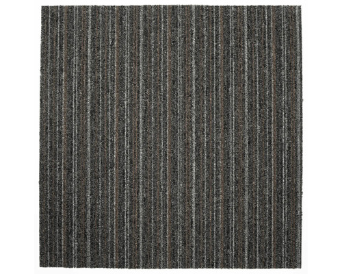 Kobercová čtvercová dlaždice s proužkovaným vzorem