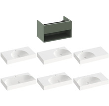 Skříňka pod umyvadlo a umyvadla do koupelny