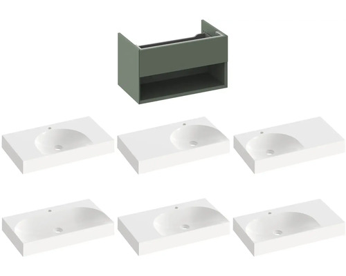 Skříňka pod umyvadlo a umyvadla do koupelny