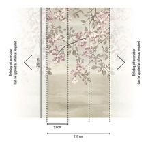 Fototapeta s květinovým vzorem a rozměry