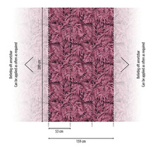 Tapeta s rostlinným vzorem a rozměry 280 x 159 cm