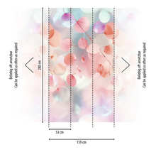 Tapeta s květinovým vzorem a rozměry
