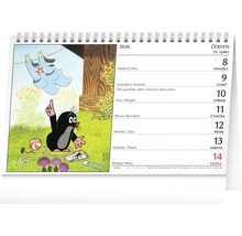 Stolní kalendář s ilustrací Krtečka na červen 2026