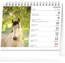 Koně Kalendář s obrázkem lusitánského koně