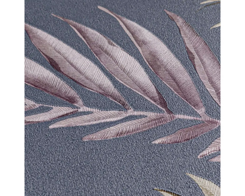 Detail tapety s listovým vzorem