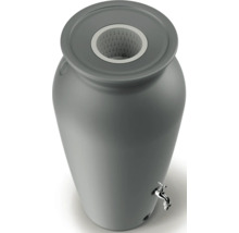 Nádoba na dešťovou vodu ve tvaru urny s kohoutkem pro zavlažování zahrady