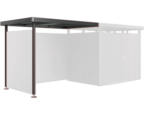 Kovový krytý stojan na kola