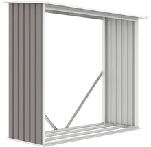 Kovový regál na palivové dřevo pro uskladnění dřeva do krbu