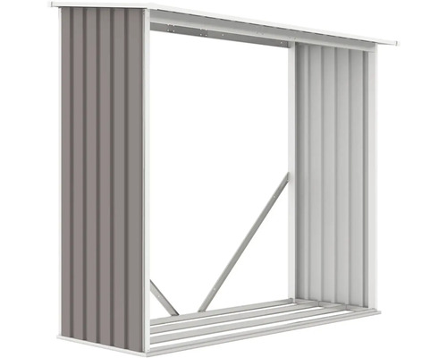 Kovový regál na palivové dřevo pro uskladnění dřeva do krbu