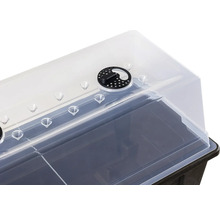 Pařeniště s průhledným víkem a regulací větrání