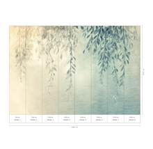 Tapeta s rostlinným vzorem a rozměry