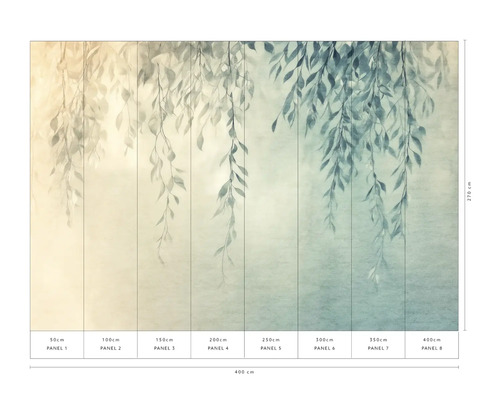 Tapeta s rostlinným vzorem a rozměry