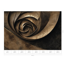 Fototapeta s abstraktním spirálovým vzorem