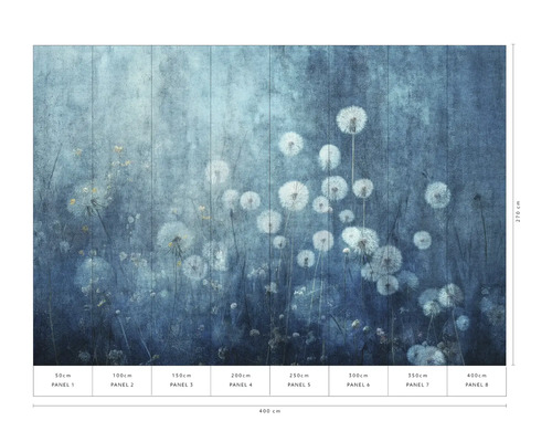 Fototapeta se vzorem pampelišky