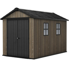 Zahradní bouda s dvoukřídlými dveřmi a dvěma okny