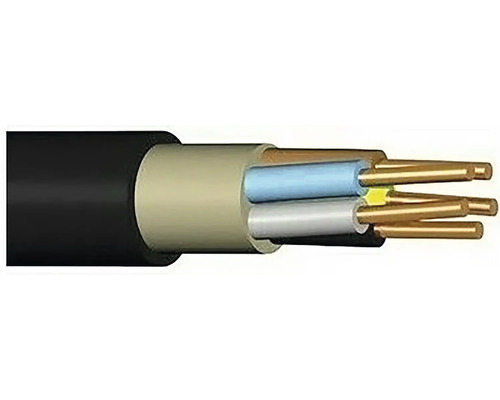 Průřez kabelem s několika vodiči