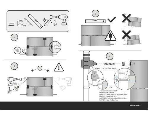 Návod k instalaci systému sběru dešťové vody
