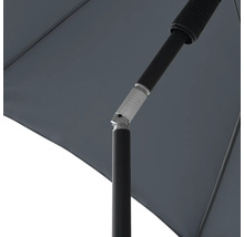 Detailní pohled na slunečník s nastavitelným kloubem