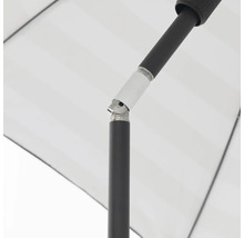 Detailní pohled na slunečník s nastavitelným kloubem