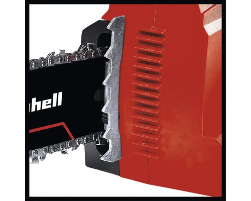 Detailní pohled na řetězovou pilu Einhell