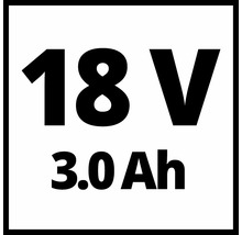 Výkon baterie 18 V 3.0 ampérhodin