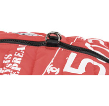 Detail tašky se zipem a D-kroužkem