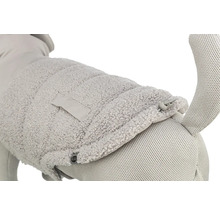 Psí bunda s teddy podšívkou a zipem