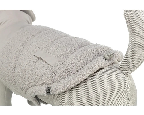 Psí bunda s teddy podšívkou a zipem