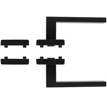 Kovová klika dveří s upevňovacím materiálem