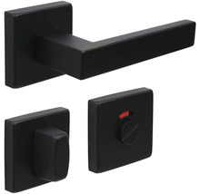 Sada kliky ke dveřím se západkou otočného knoflíku