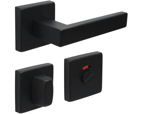 Sada kliky ke dveřím se západkou otočného knoflíku