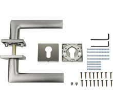 Sada kliky ke dveřím s upevňovacím materiálem