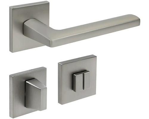 Sada dveřního kování s klikou a zámkem