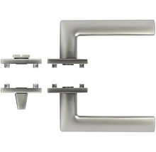 Dveřní klika z nerezové oceli s upevňovacím materiálem