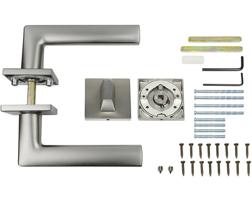 Sada kliky ke dveřím s upevňovacím materiálem