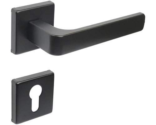 Kování ke dveřím s rozetou a čtyřhranem pro interiérové dveře