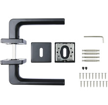 Sada kliky ke dveřím s montážním materiálem