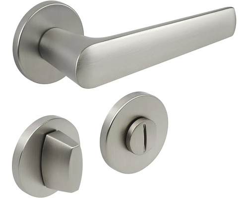 Sada dveřního kování s klikou a otočným knoflíkem