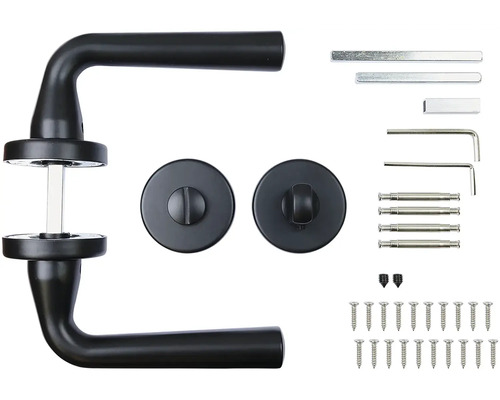 Sada kliky ke dveřím s příslušenstvím