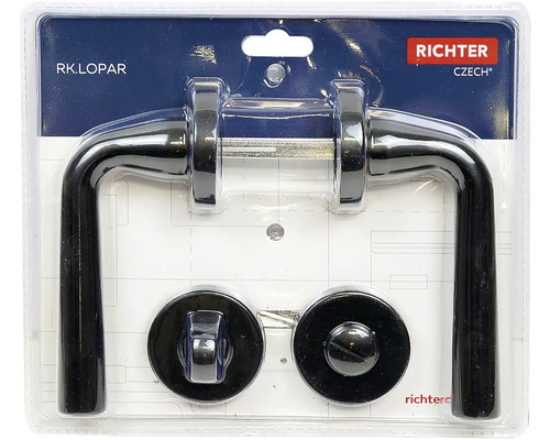 Sada dveřního kování s klikou a rozetami v balení