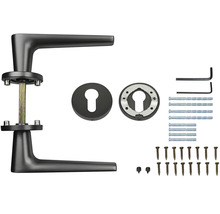 Sada kliky ke dveřím s montážním příslušenstvím