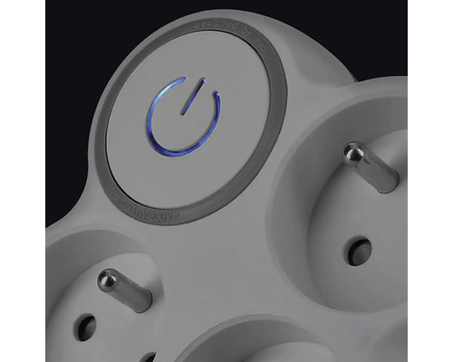 Rozbočovací zásuvka s vypínačem a zásuvkami