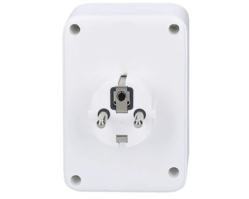 Bílý adaptér zástrčky