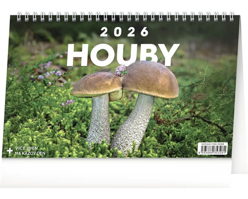 Stolní kalendář 2026 s motivem hub