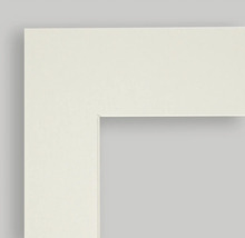 Detail bílého profilu rámu na obrazy.