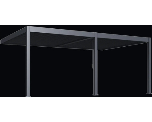 Volně stojící pergola s lamelovou střechou