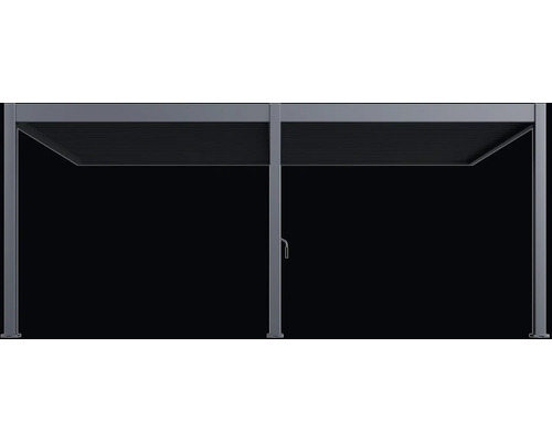 Pergola s lamelovou střechou do zahrady